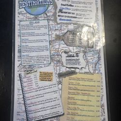 Destinations - Updated menu photos
