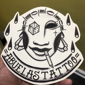 Abuela's Tattoo Parlor - Logo of tattoo shop. - Tattoo Near Me - Brooklyn, New York Abuela's Tattoo Parlor - Logo of tattoo shop. - Tattoo Near Me - Brooklyn, New York