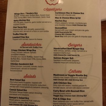 Sawyer's Bar & Grill - Menu - Bars Near Me - Torrington, Connecticut Sawyer's Bar & Grill - Menu - Bars Near Me - Torrington, Connecticut