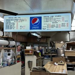 Coleman's Fish Market - Menu board