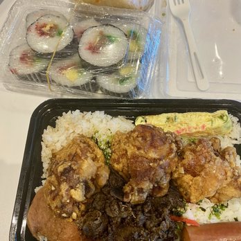 Mitsu-Ken Okazu and Catering - The Mitsu Mitsu-Ken Bento, maki sushi and the cone sushi so delicious - Japanese Near Me - Honolulu, Hawaii