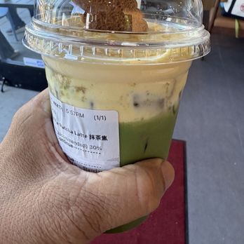 Matcha Mori - Crème brûlée Matcha latte - Desserts Near Me - Mountain View, California