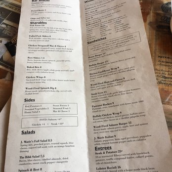 J Marie's - New American Near Me - Wapakoneta, Ohio