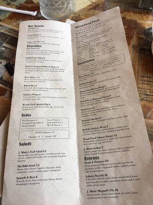 Menu photo 8 J Marie's Wapakoneta, OH
