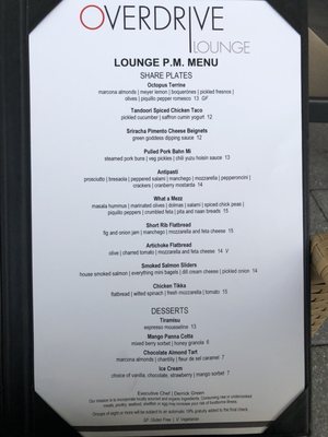 Menu photo 2 The Rooftop at the Overland Atlanta, GA Menu photo 2 The Rooftop at the Overland Atlanta, GA