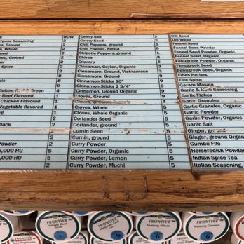 Natural Living Center - Spice list - Grocery Near Me - Bangor, Maine Natural Living Center - Spice list - Grocery Near Me - Bangor, Maine