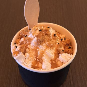 Ro Hyde Park - Duck Fat Ice Cream with sesame crumble and citrus caramel - Asian Fusion Near Me - Tampa Bay, Florida