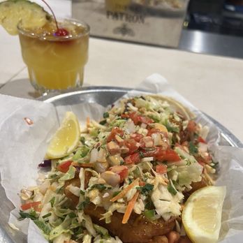 Wooly's - Delicious fish tacos (3) - Seafood Near Me - Pismo Beach, California