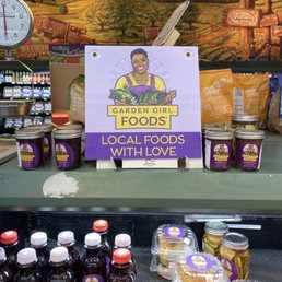 a sign for local foods with love a sign for local foods with love
