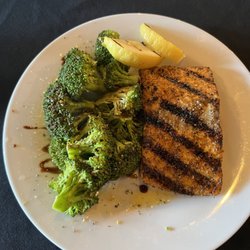 1636 North - Blackened Lemon Pepper Salmon and broccoli
