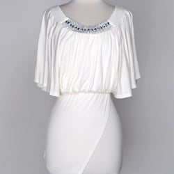 Boutik Fashion - Elegant white dress not too expensive they have it on their website www.shopboutik.com