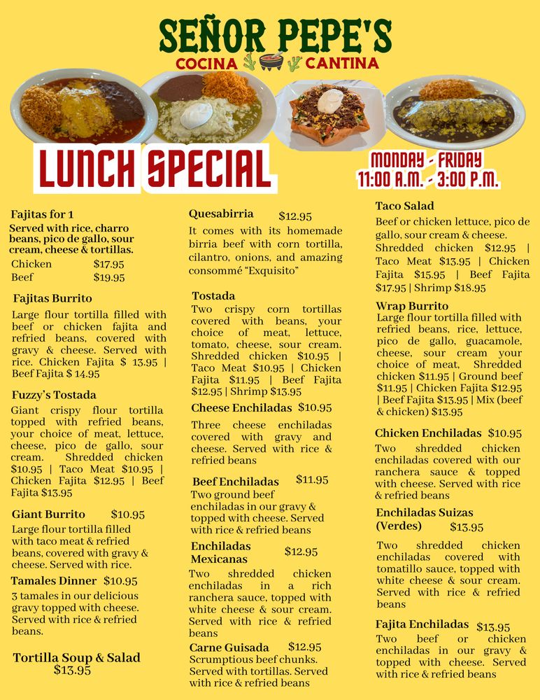 Senor Pepe’s Cocina Cantina
