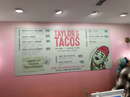 Menu photo 6 Taylor’s Tacos Chicago, IL