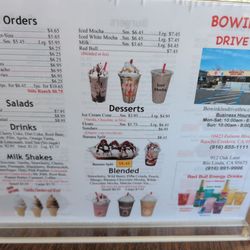 Bowinkle Drive Thru - Menu 20260515