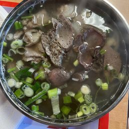 Rare Steak and Shank Noodle Soup