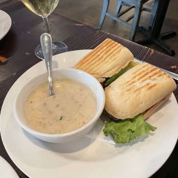 The Pantry Restaurant - Pork belly sandwich with potato soup - Bars Near Me - Little Rock, Arkansas The Pantry Restaurant - Pork belly sandwich with potato soup - Bars Near Me - Little Rock, Arkansas