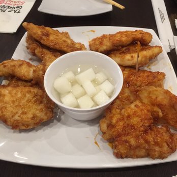 Bonchon - Half & half chicken strips with daikon - Korean Near Me - Elk Grove, California Bonchon - Half & half chicken strips with daikon - Korean Near Me - Elk Grove, California