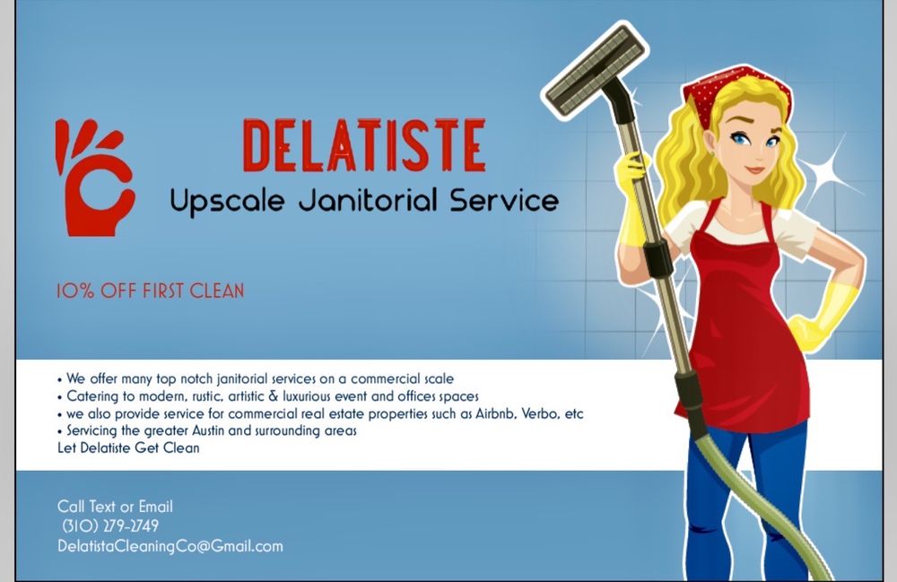 DELATISTE Updated August 2024 Austin, Texas Office Cleaning
