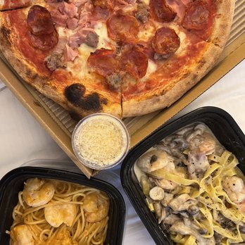Arancino di Mare - Meat Pizza, Tagliatelle Con Prosciutto E Funghi with shrimp and uni pasta. This picture does zero justice, because it was smackin'! DELISH! - Italian Near Me - Honolulu, Hawaii Arancino di Mare - Meat Pizza, Tagliatelle Con Prosciutto E Funghi with shrimp and uni pasta. This picture does zero justice, because it was smackin'! DELISH! - Italian Near Me - Honolulu, Hawaii