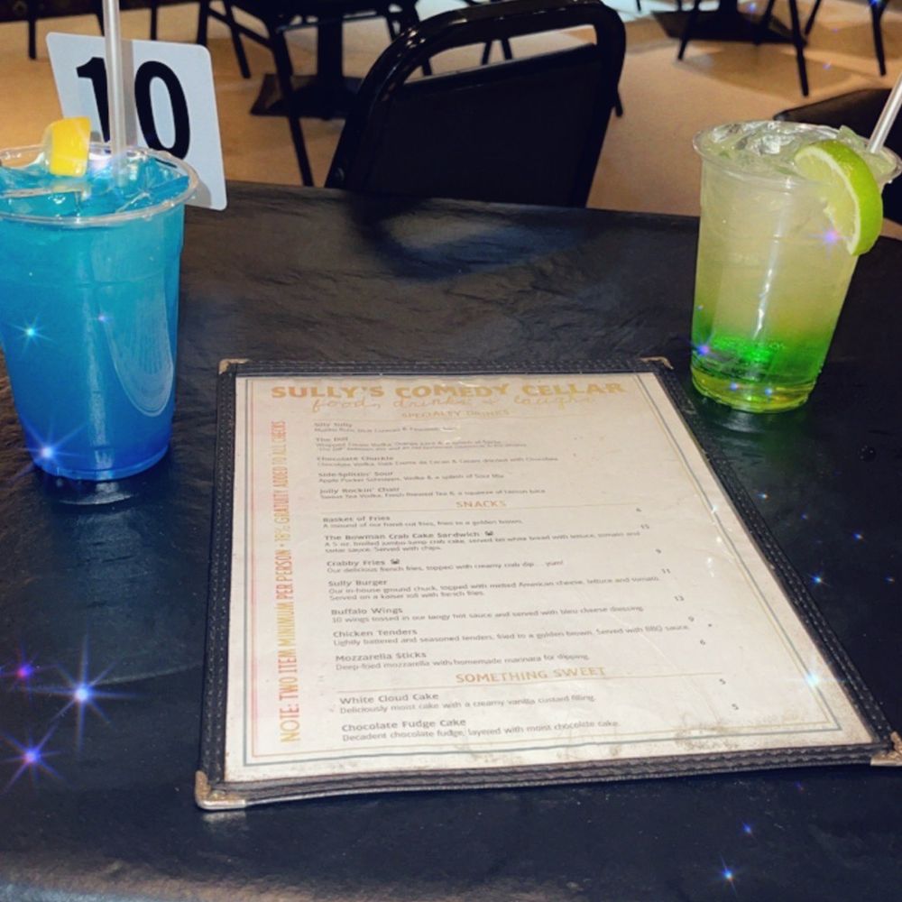 Sully's Comedy Cellar - a menu and drinks - Bars Near Me - Parkville, Maryland