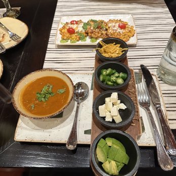 Temazcal Tequila Cantina - Tortilla soup and corn fritters to start - Mexican Near Me - Framingham, Massachusetts Temazcal Tequila Cantina - Tortilla soup and corn fritters to start - Mexican Near Me - Framingham, Massachusetts