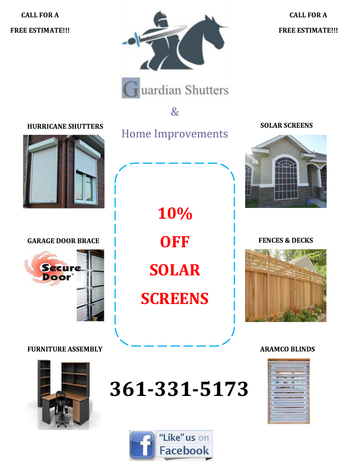 GUARDIAN SHUTTERS AND HOME IMPROVEMENTS Updated September 2024