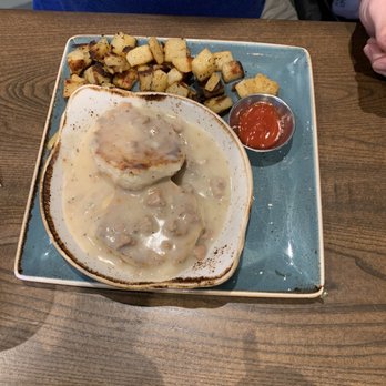 First Watch - My husband had the biscuits and gravy. He said it was spicy. Had some red pepper flakes. But still good. - Breakfast & Brunch Near Me - Jacksonville, Florida