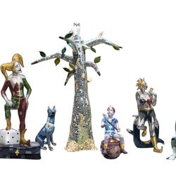 Art By Inna Gallery - Some of these mosaic glass sculptures are up to 7 feet tall!