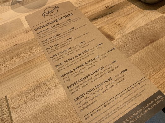 Menu photo 6 Pokeworks Peachtree Corners, GA Menu photo 6 Pokeworks Peachtree Corners, GA