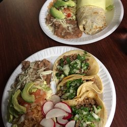 Taqueria Guadalajara - Asada taco combo and asada burrito combo