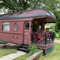 Whistle Stop Inn Bed & Breakfast - I loved sitting and reading here in the AM while my wife slept in.