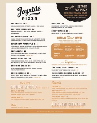 Menu photo 5 Joyride Pizza San Francisco, CA Menu photo 5 Joyride Pizza San Francisco, CA