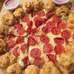 Stuffed Garlic Knot Pizza