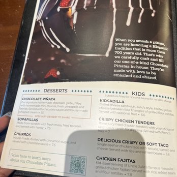 Uncle Julio's - Menu - Mexican Near Me - Arlington, Texas Uncle Julio's - Menu - Mexican Near Me - Arlington, Texas