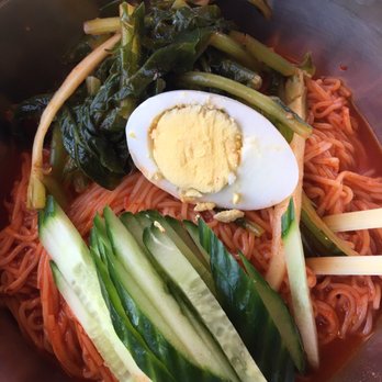 Halmae Noodle - Summer radish kimchi gook-soo. Absolutely fantastic. Spicy but soooo tangy and delicious!!! (Avail summer only) - Korean Near Me - Palisades Park, New Jersey Halmae Noodle - Summer radish kimchi gook-soo. Absolutely fantastic. Spicy but soooo tangy and delicious!!! (Avail summer only) - Korean Near Me - Palisades Park, New Jersey