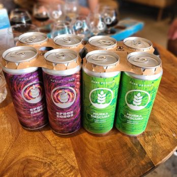 Pure Project - North Park - Space Echos Murky IPA and Murka Obcura Murky DIPA, Cans to take home - Beer Bar Near Me - San Diego, California