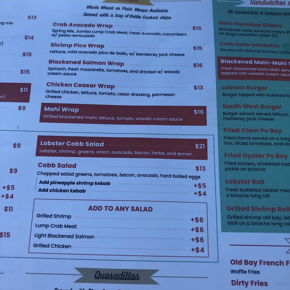 Sand House Kitchen - menu - New American Near Me - Ocean City, New Jersey Sand House Kitchen - menu - New American Near Me - Ocean City, New Jersey