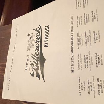 Bittercreek Alehouse - Menu - Bars Near Me - Boise, Idaho