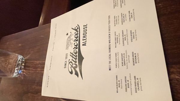 Menu photo 1 Bittercreek Alehouse Boise, ID