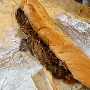 Moore Food - Cheesesteak w/ american + onions and mushrooms - Food Trucks Near Me - Portland, Oregon