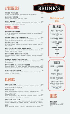 Menu photo 4 Brunk’s Butchery Chino Hills, CA
