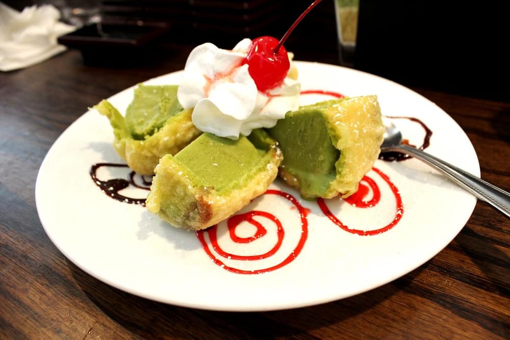 Photo of SushiStop Sawtelle South - Los Angeles, CA, United States. green tea tempura ice cream