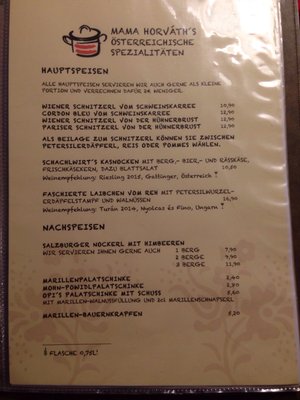 Menu photo 1 Schachlwirt Salzburg, 5 Menu photo 1 Schachlwirt Salzburg, 5