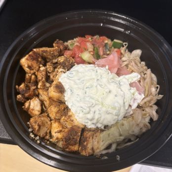 Noon Mediterranean - Savory chicken quinoa bowl - Mediterranean Near Me - Boston, Massachusetts Noon Mediterranean - Savory chicken quinoa bowl - Mediterranean Near Me - Boston, Massachusetts