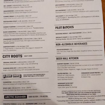 Harpoon Brewery - Menu - Breweries Near Me - Boston, Massachusetts Harpoon Brewery - Menu - Breweries Near Me - Boston, Massachusetts