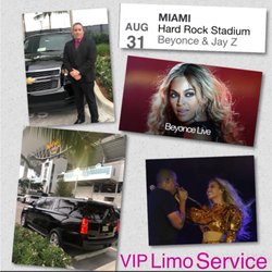 Miami Vice Limo - Beyonce & Jay Z Concert @ Hard Rock Stadium.