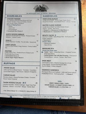 Menu photo 1 River Drivers Restaurant Millinocket, ME Menu photo 1 River Drivers Restaurant Millinocket, ME
