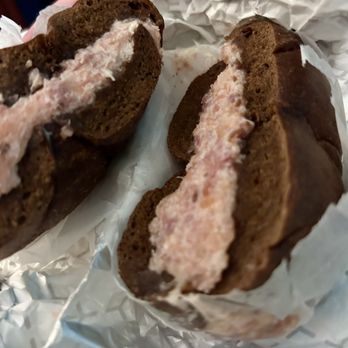 Utopia Bagels - Mini pumpernickel with lox spread - Bakeries Near Me - Whitestone, New York Utopia Bagels - Mini pumpernickel with lox spread - Bakeries Near Me - Whitestone, New York