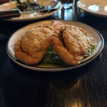 The Iberian Pig - Empanadas de Carne- the sauce and creama where great accompaniments - Spanish Near Me - Decatur, Georgia The Iberian Pig - Empanadas de Carne- the sauce and creama where great accompaniments - Spanish Near Me - Decatur, Georgia
