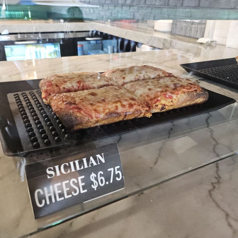 Good Pie - Slice of Sicilian cheese pizza - Pizza Near Me - Henderson, Nevada